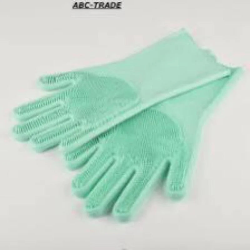 Multifunctional Rubber Dish Washing Gloves - 1 Pc for Ultimate Cleaning